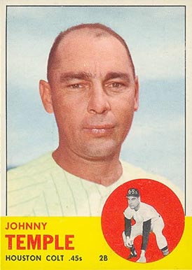 1963 Topps Johnny Temple #576 Baseball Card