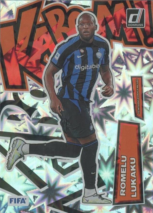 2022 Panini Donruss FIFA Kaboom! Romelu Lukaku #10 Soccer Card