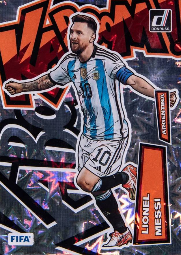 2022 Panini Donruss FIFA Kaboom! Lionel Messi #2 Soccer Card