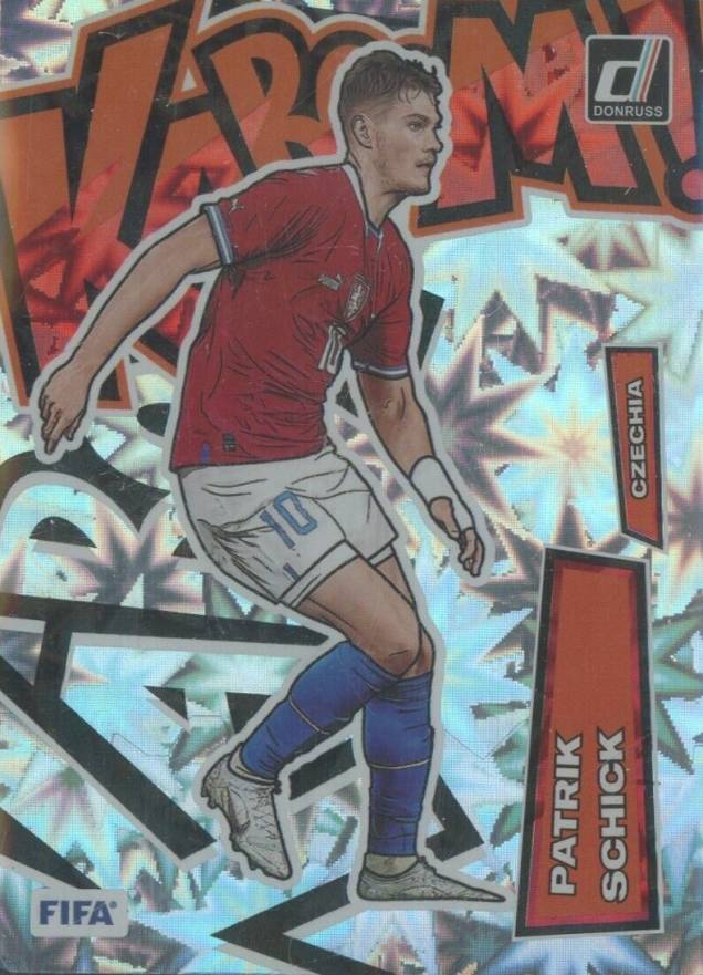 2022 Panini Donruss FIFA Kaboom! Patrik Schick #4 Soccer Card