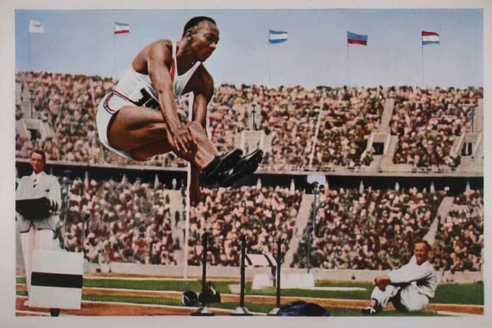 1936 Muhlen Franck Olympia 1936 Jesse Owens #2 Other Sports Card