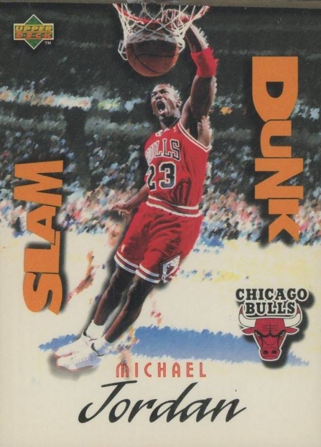 1997 Upper Deck Nestle Slam Dunk Michael Jordan #22 Basketball Card