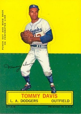 1964 Topps Stand-Up Tommy Davis #21 Baseball Card