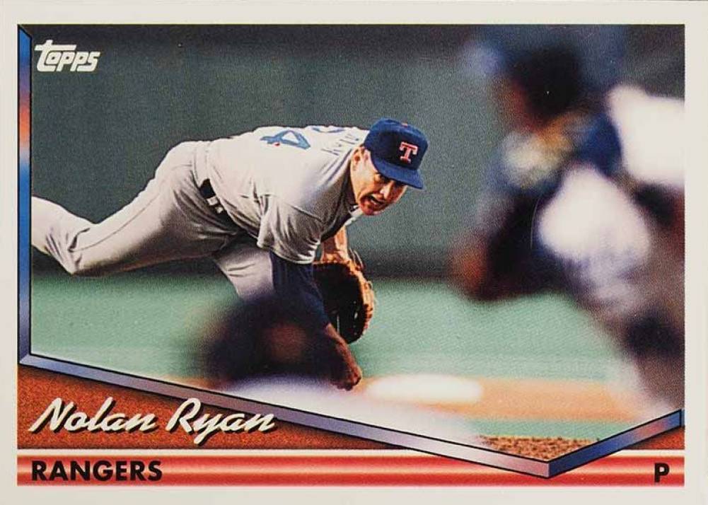 1994 Topps Pre-Production Nolan Ryan #700 Baseball Card