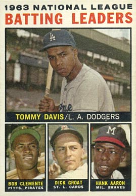 1964 Topps N.L. Batting Leaders #7 Baseball Card