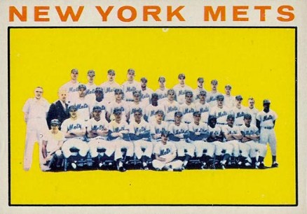 1964 Topps New York Mets Team #27 Baseball Card