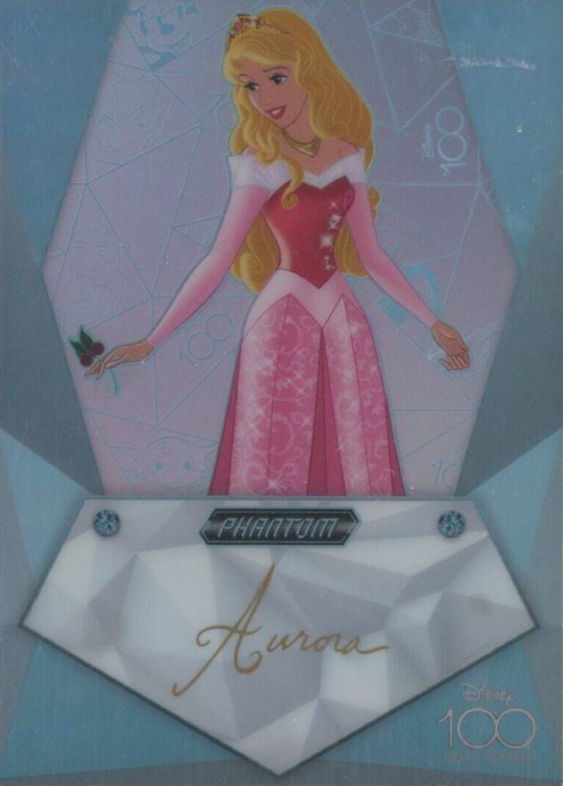 2023 Kakawow Phantom DISNEY100 Wondrous Character Signature Aurora #9 Non-Sports Card