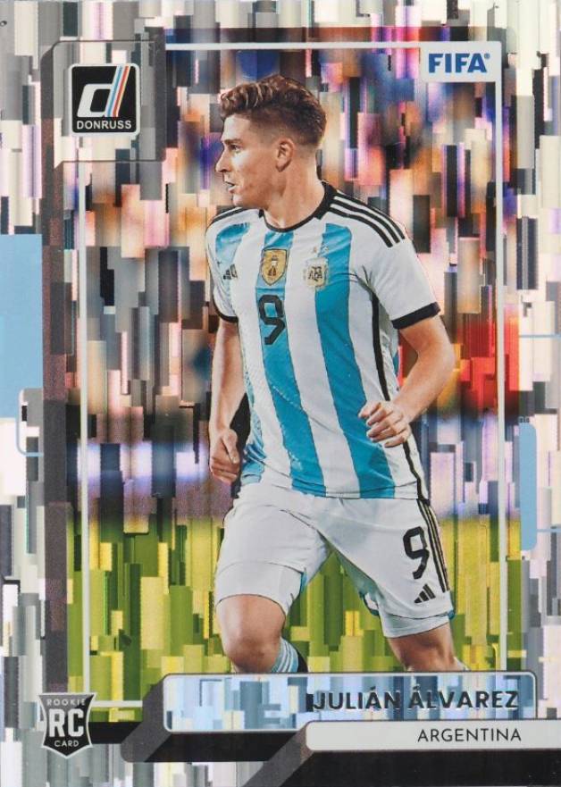 2022 Panini Donruss FIFA Julian Alvarez #8 Soccer Card