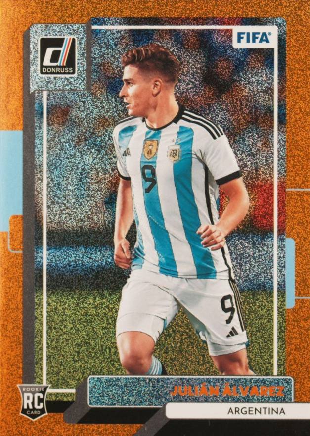 2022 Panini Donruss FIFA Julian Alvarez #8 Soccer Card