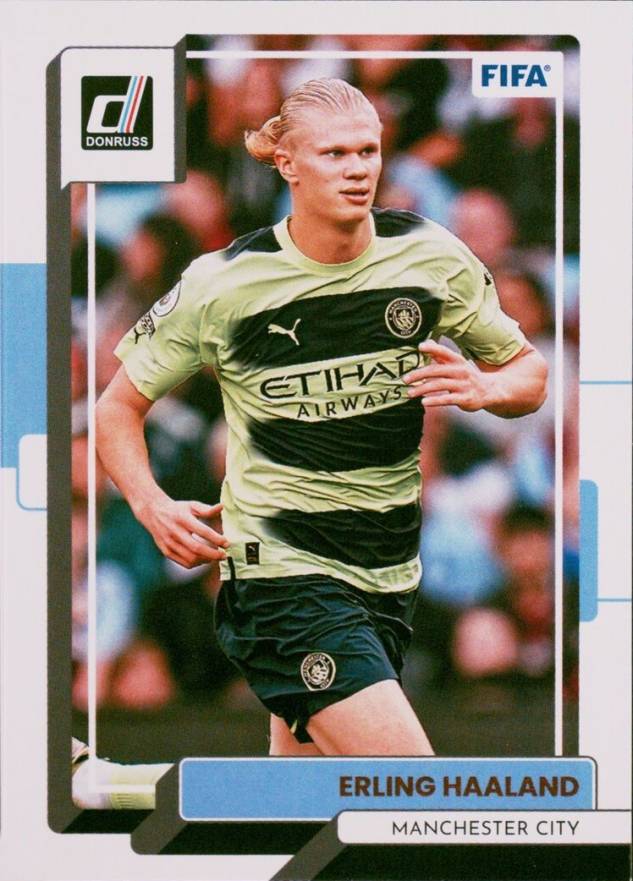 2022 Panini Donruss FIFA Erling Haaland #160 Soccer Card