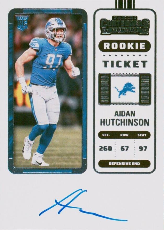 2022 Panini Contenders Aidan Hutchinson #102 Football Card