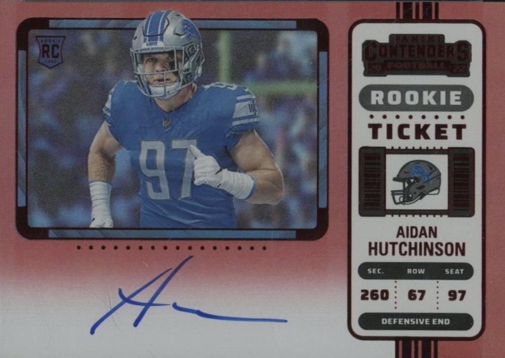 2022 Panini Contenders Aidan Hutchinson #102 Football Card