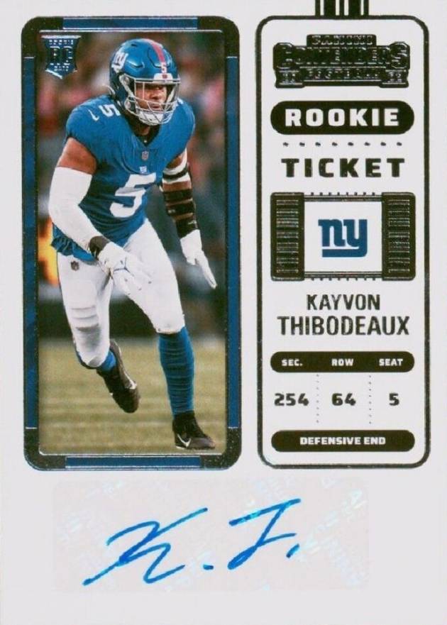 2022 Panini Contenders Kayvon Thibodeaux #145 Football Card