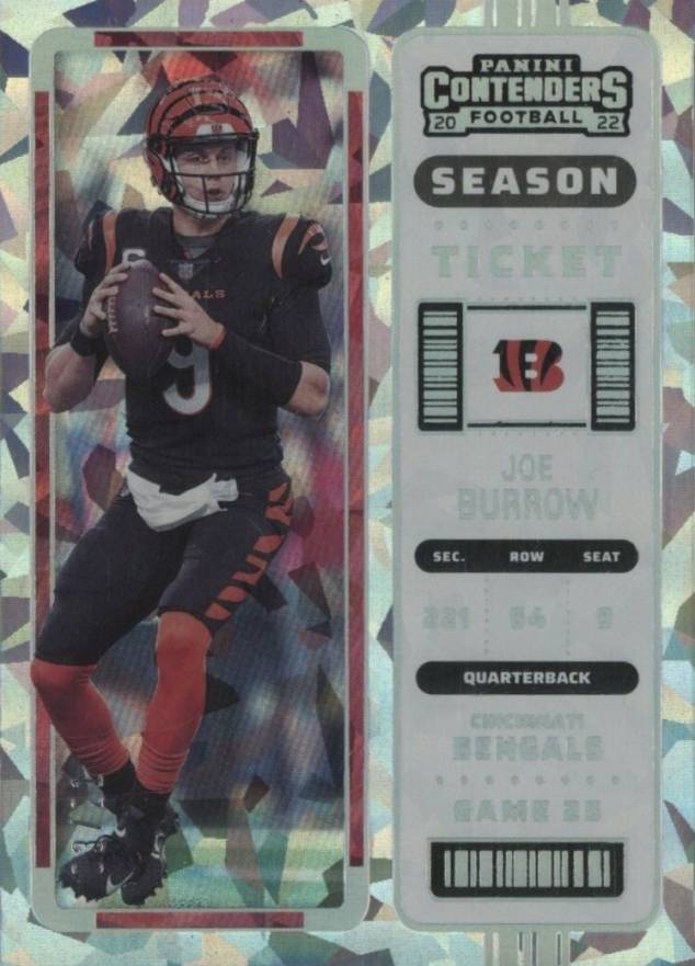 2022 Panini Contenders Joe Burrow #17 Football Card