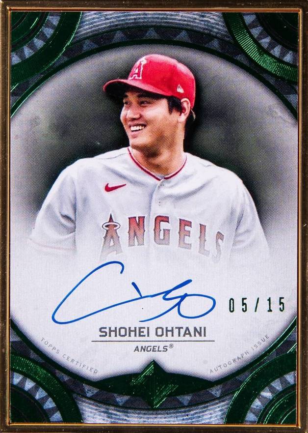 2022 Topps Transcendent Collection Autographs Shohei Ohtani #SO Baseball Card