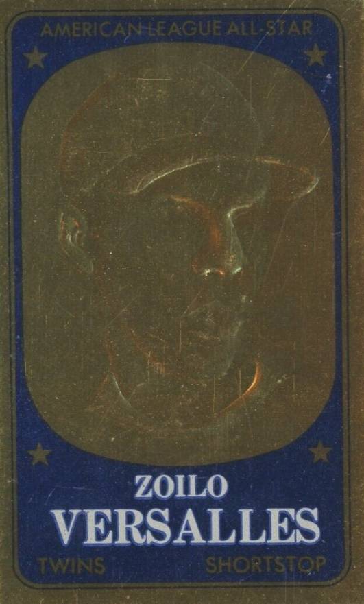 1965 Topps Embossed Zoilo Versalles #33 Baseball Card