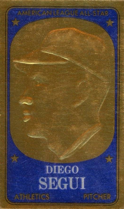 1965 Topps Embossed Diego Segui #24 Baseball Card