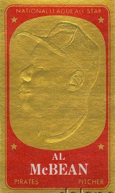 1965 Topps Embossed Al McBean #14 Baseball Card