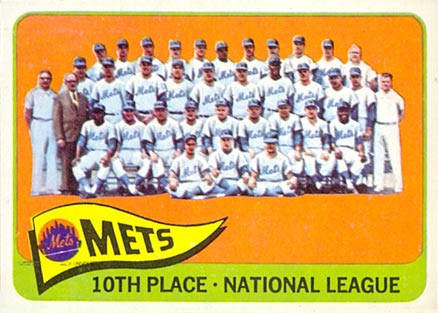 1965 Topps Mets Team #551 Baseball Card