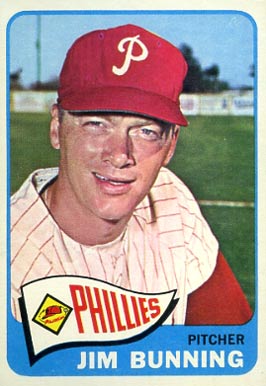 1965 Topps Jim Bunning #20 Baseball Card