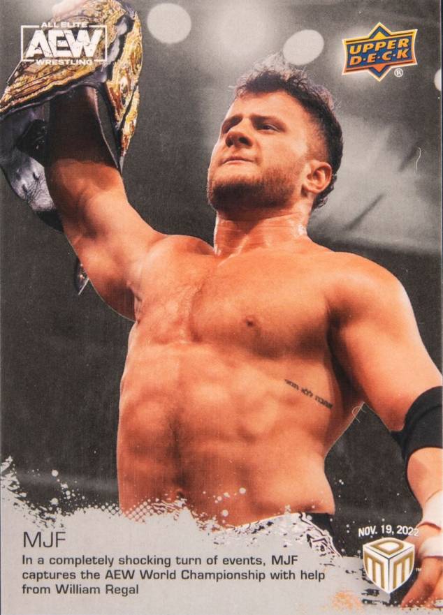 2022 Upper Deck Aew Match Dated Moments Maxwell Jacob Friedman #29 Other Sports Card