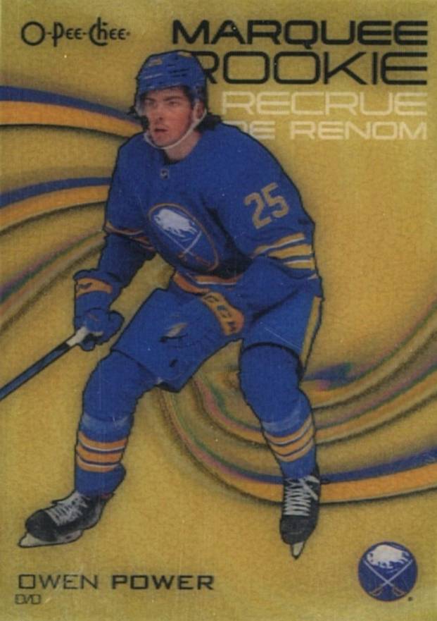 2022 Upper Deck O-Pee-Chee 3-D Marquee Rookies Owen Power #3DOP Hockey Card