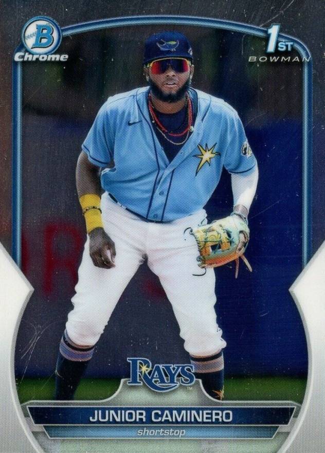 2023 Bowman Chrome Prospects Junior Caminero #BCP61 Baseball Card