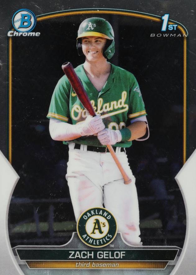 2023 Bowman Chrome Prospects Zack Gelof #BCP1 Baseball Card