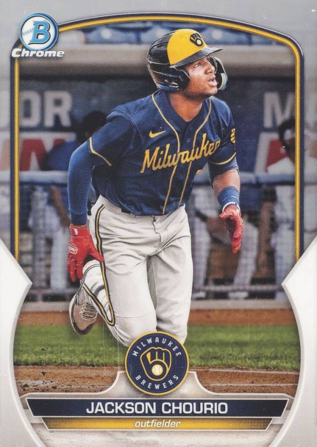 2023 Bowman Chrome Prospects Jackson Chourio #BCP76 Baseball Card