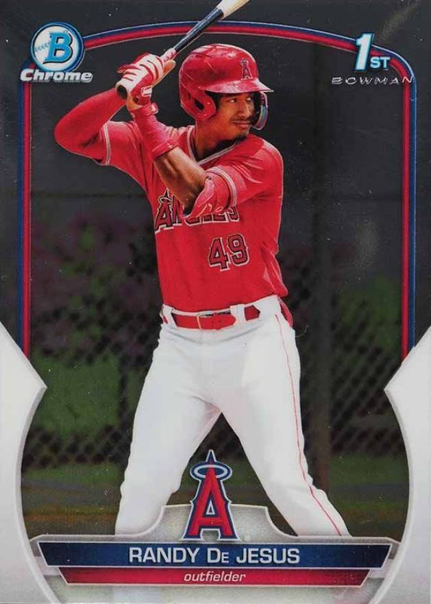 2023 Bowman Chrome Prospects Randy de Jesus #BCP19 Baseball Card