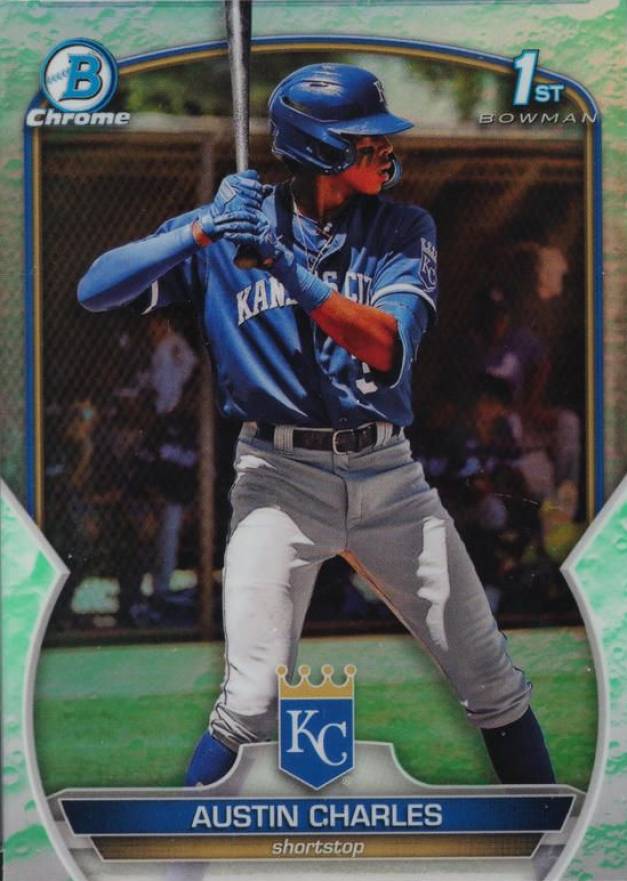 2023 Bowman Chrome Prospects Austin Charles #BCP17 Baseball Card