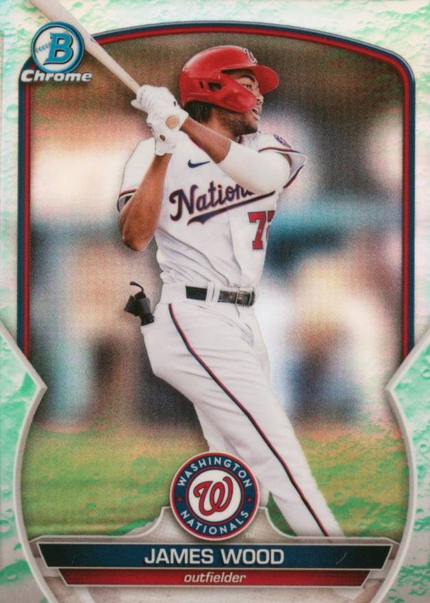 2023 Bowman Chrome Prospects James Wood #BCP129 Baseball Card