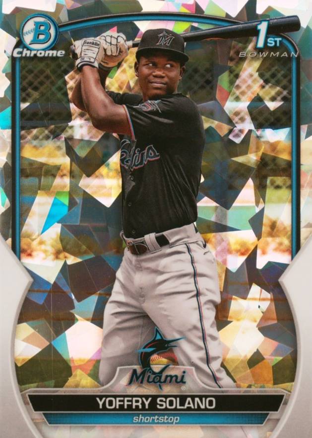 2023 Bowman Chrome Prospects Yoffry Solano #BCP72 Baseball Card