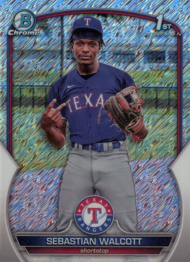 2023 Bowman Chrome Prospects Sebastian Walcott #BCP189 Baseball Card