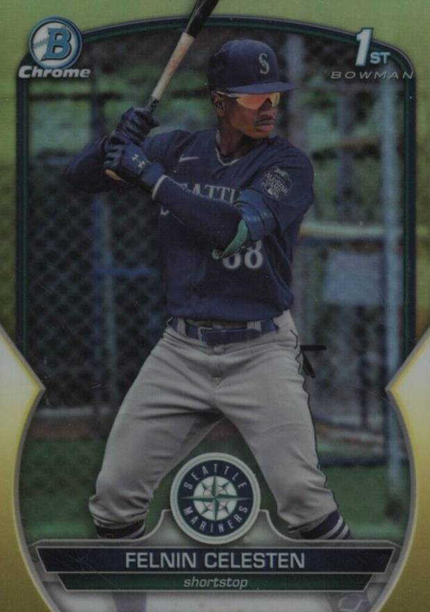 2023 Bowman Chrome Prospects Felnin Celesten #BCP156 Baseball Card