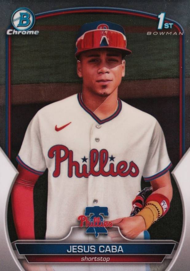 2023 Bowman Chrome Prospects Jesus Caba #BCP164 Baseball Card