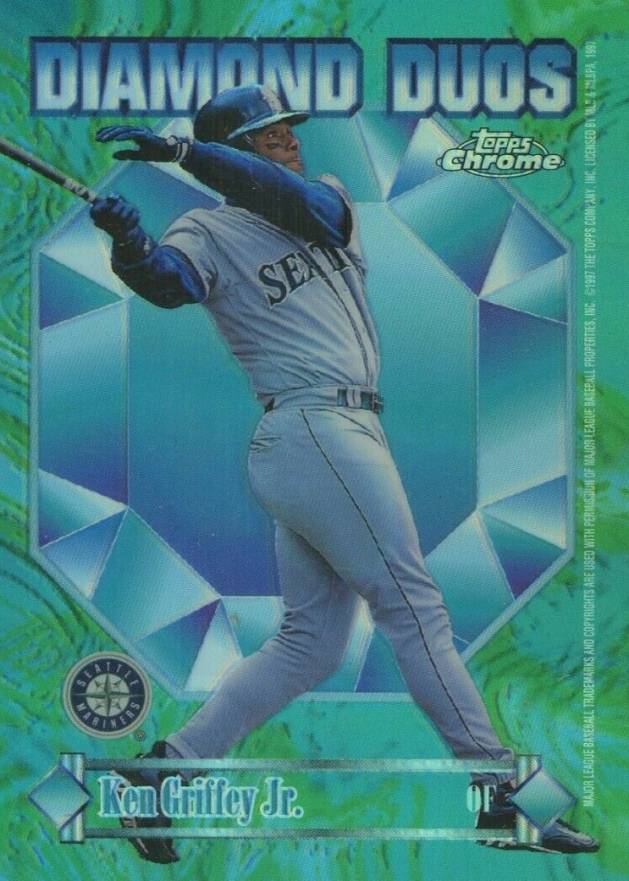 1997 Topps Chrome Diamond Duos Jay Buhner/Ken Griffey Jr. #DD3 Baseball Card