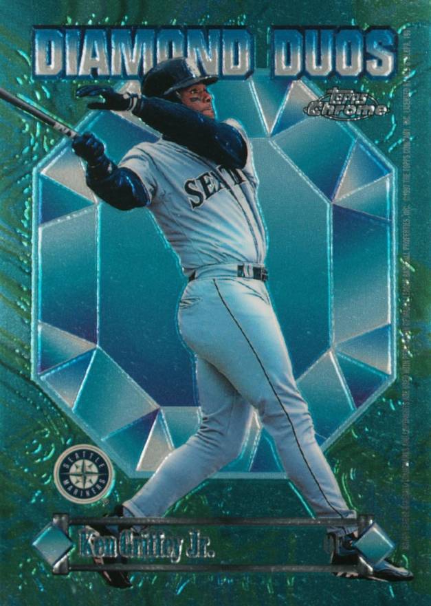 1997 Topps Chrome Diamond Duos Jay Buhner/Ken Griffey Jr. #DD3 Baseball Card