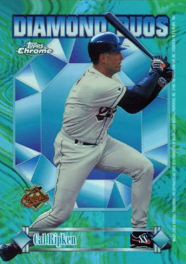 1997 Topps Chrome Diamond Duos Brady Anderson/Cal Ripken Jr. #DD7 Baseball Card