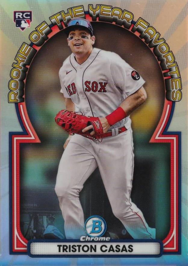 2023 Bowman Rookie of the Year Favorites Triston Casas #ROYF14 Baseball Card