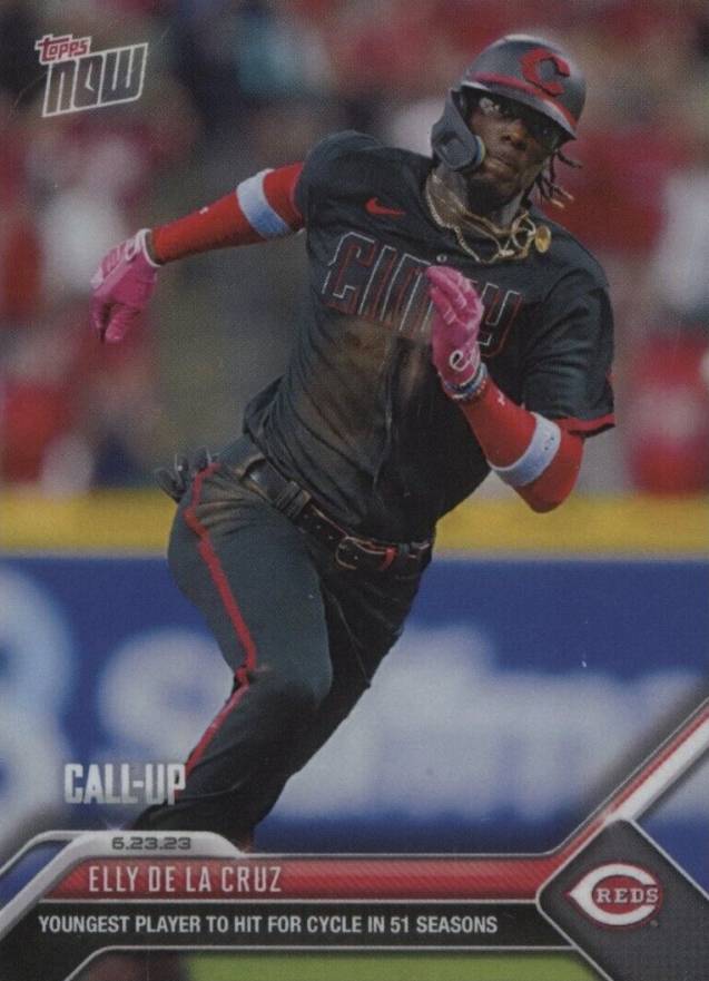 2023 Topps Now Elly de La Cruz #485 Baseball Card