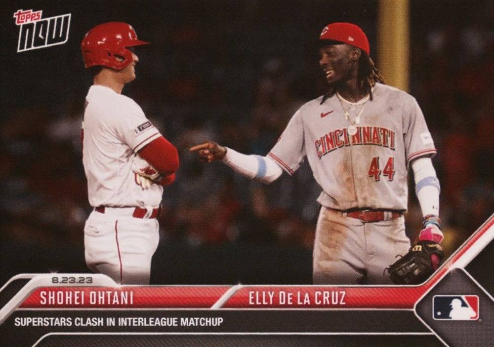 2023 Topps Now Elly de La Cruz/Shohei Ohtani #750 Baseball Card