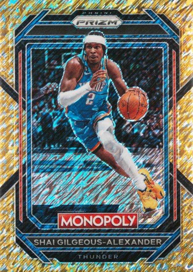 2022 Panini Prizm Monopoly Shai Gilgeous-Alexander #62 Basketball Card