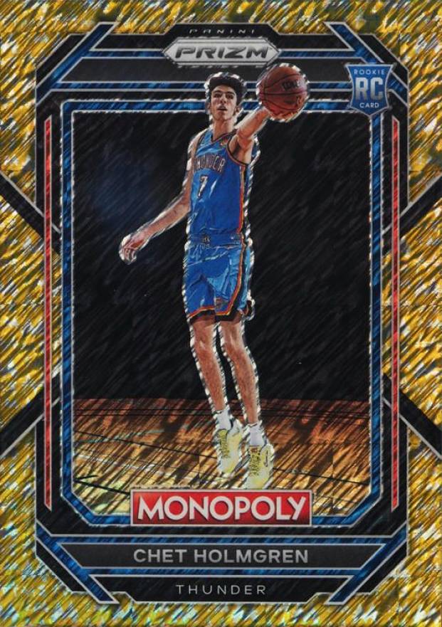 2022 Panini Prizm Monopoly Chet Holmgren #63 Basketball Card