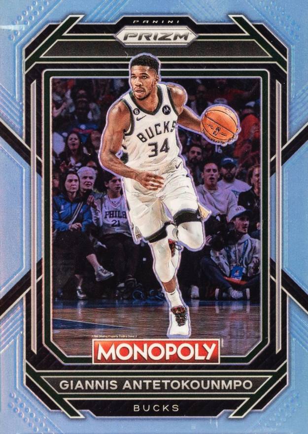 2022 Panini Prizm Monopoly Giannis Antetokounmpo #49 Basketball Card