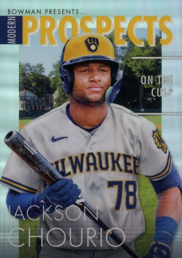 2023 Bowman Modern Prospects Jackson Chourio #MP12 Baseball Card