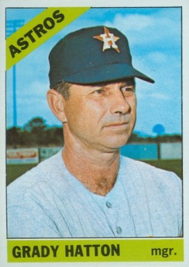 1966 Topps Grady Hatton #504 Baseball Card