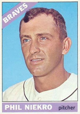 1966 Topps Phil Niekro #28 Baseball Card