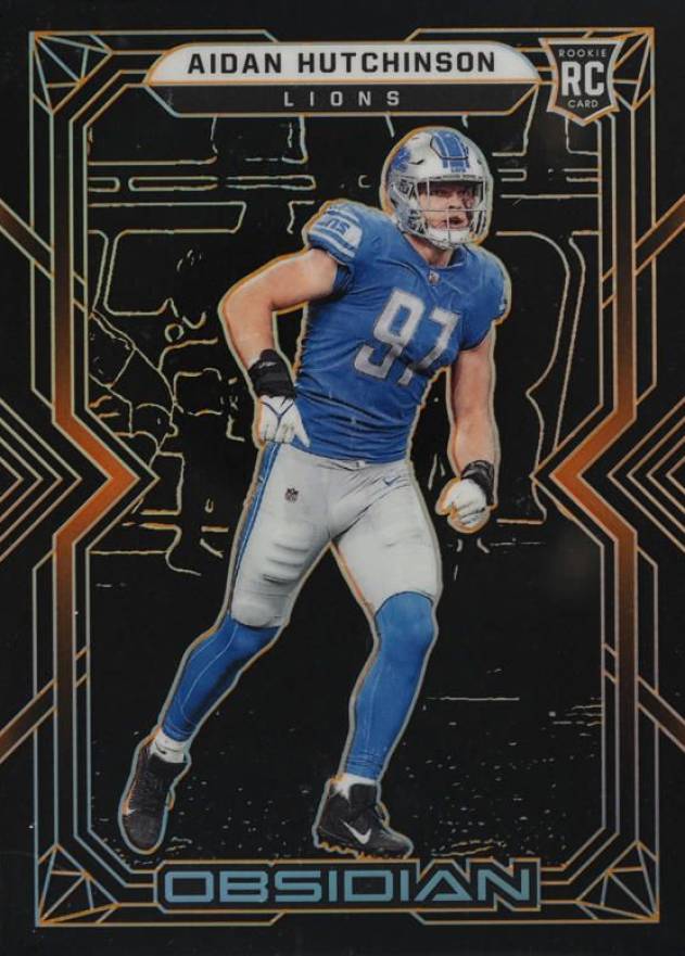 2022 Panini Obsidian Aidan Hutchinson #121 Football Card