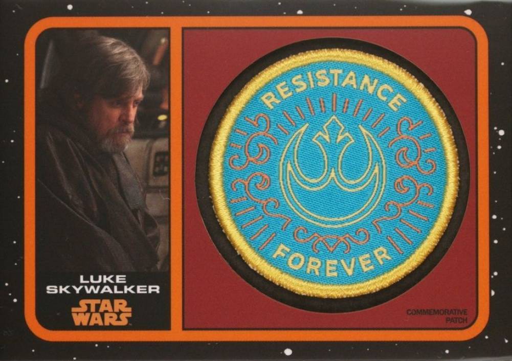 2019 Topps Star Wars Journey to Rise of Skywalker Commemorative Patch Relic Luke Skywalker #LSR Non-Sports Card